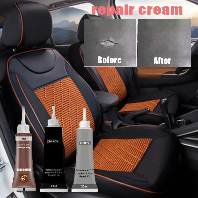 

New Advanced Leather Repair Gel Repairs Burns Holes Gouges for Leather Surface Sofa Car Seat Complementary Refurbish Cream