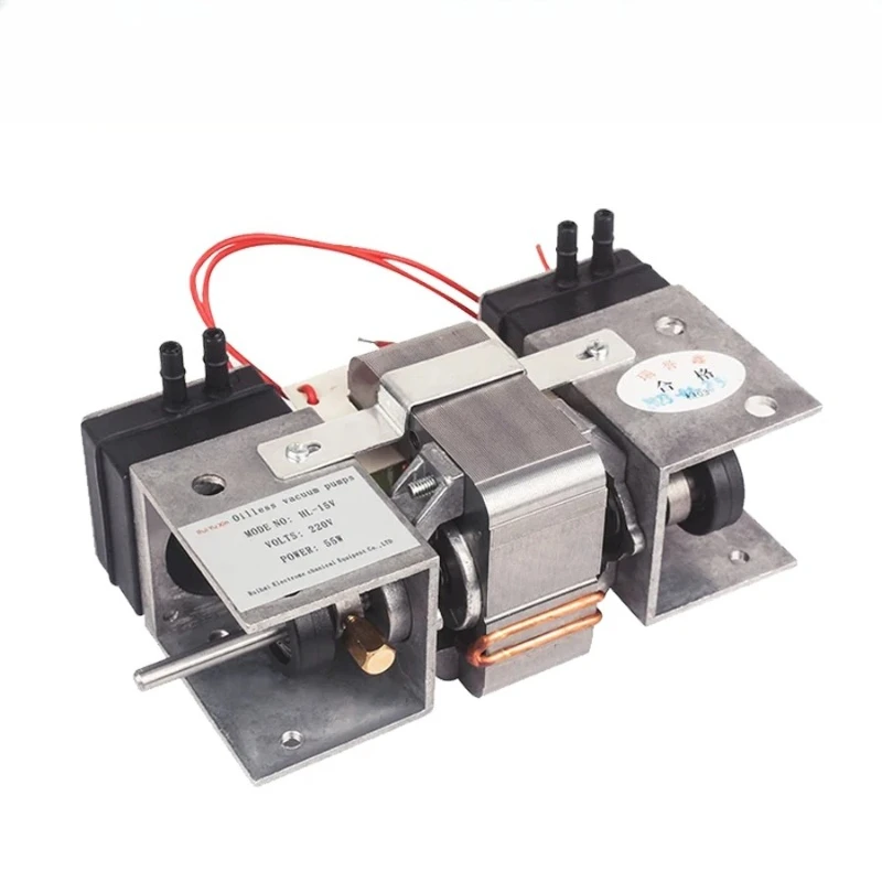 

Micro Air 220V Oil-free Vacuum Double Head Piston High Negative Pressure Mute 110V Vacuum Pump