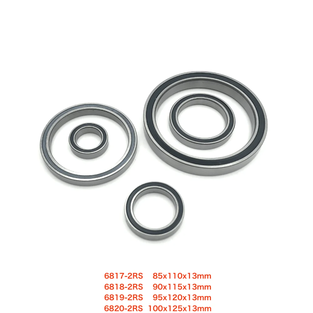 6817-2RS , 6818-2RS , 6819-2RS , 6820-2RS  RS Double Rubber Sealed Thin Wall Deep Groove Ball Miniature Bearing 3D Printer Parts