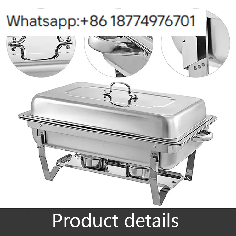 

Hot Sale Party Buffet Server Equipment Chaffing Dishes Buffet Catering Stainless Steel Food Warmers Food Insulation Dining Stove