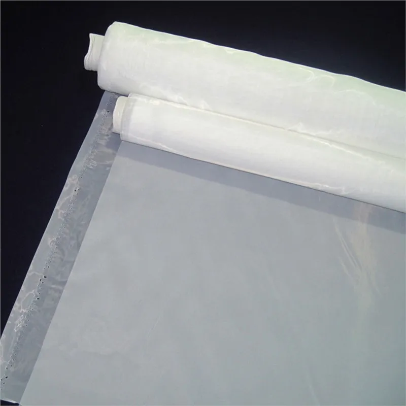 1M White 30/40/60/80/100/120/150/160/180/200 Mesh Screen Printing 1.45M Width Fabric For Handwork DIY Craft