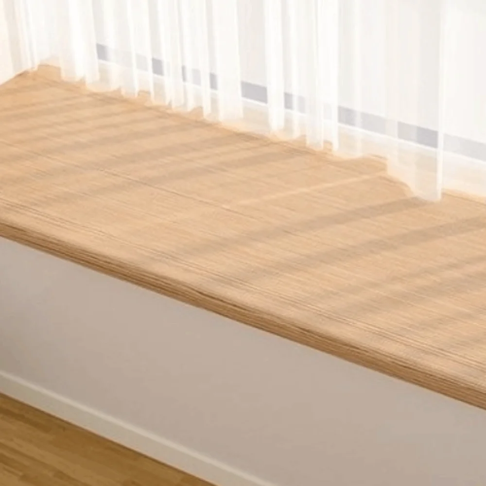 Thickened Wood Grain Window Sill Sticker Removable Sun Protection Waterproof Sticker Peel and Stick