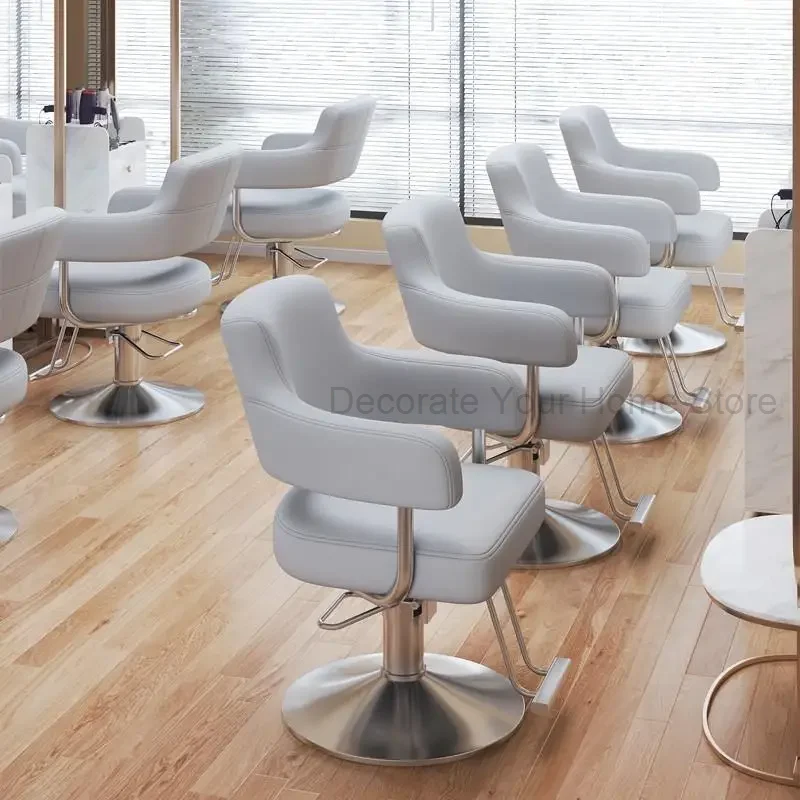 

Hairdressing Bar Shop Barber Chairs Tattoo Professional Chairs Pedicure Nail Kitchen Counter Stools Beauty 네일의자 Furniture AA