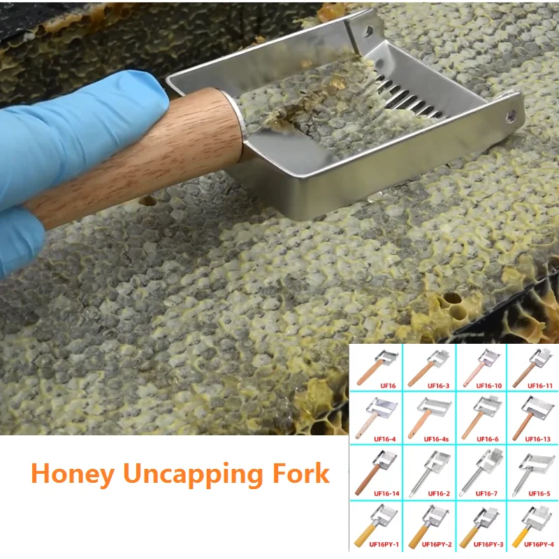 

Honey Uncapping Fork Stainless Steel Honeycomb Honey Scraper Honey Cutter Uncapping Scraper Hive Scraping Knife Beekeeping Tools