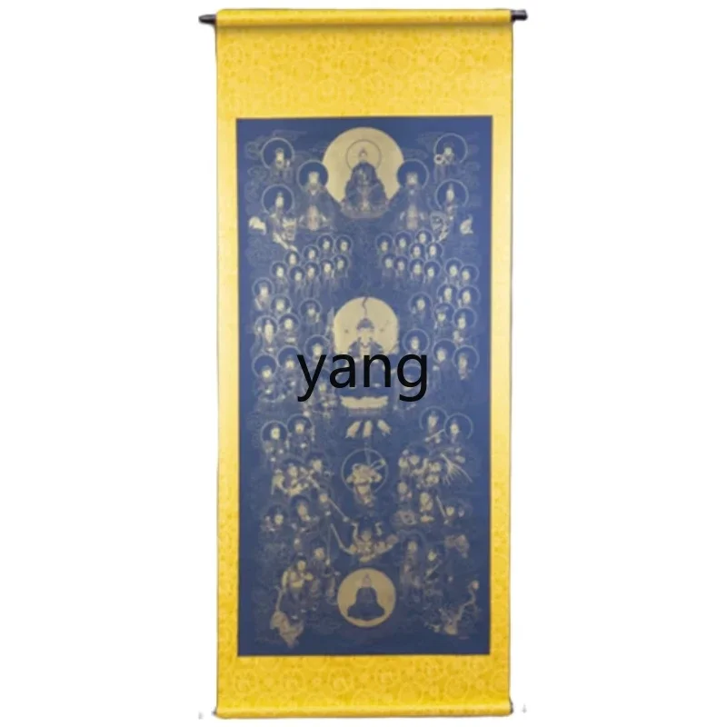 

lhh hologram scroll hanging painting idol character scroll painting
