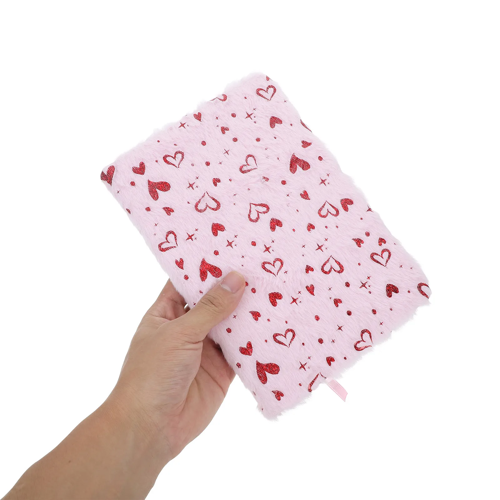 Valentines Heart Design Notebook Soft Cover Multi-Function Diary Journal Daily Note Book Planner Organizer Cartoon Journal Book