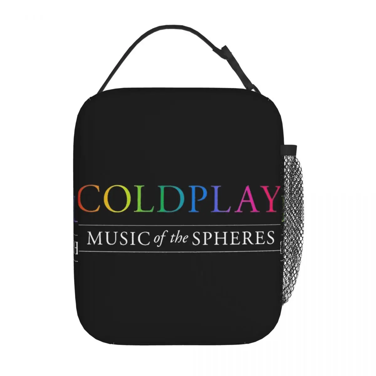 Cold Play Rock Music Band Insulated Lunch Bag for Men Women 2024 Tour Concert Container Bags Portable Cooler Thermal Lunch Boxes