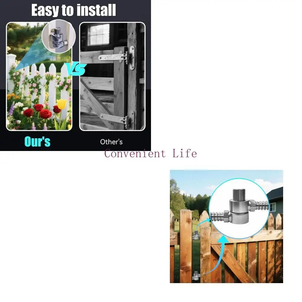 

L1EE атмосферостойкие чугунные петли, толстая тяжелая дверь, сильный несущий подшипник для стабильного доступа в сарай, барьер