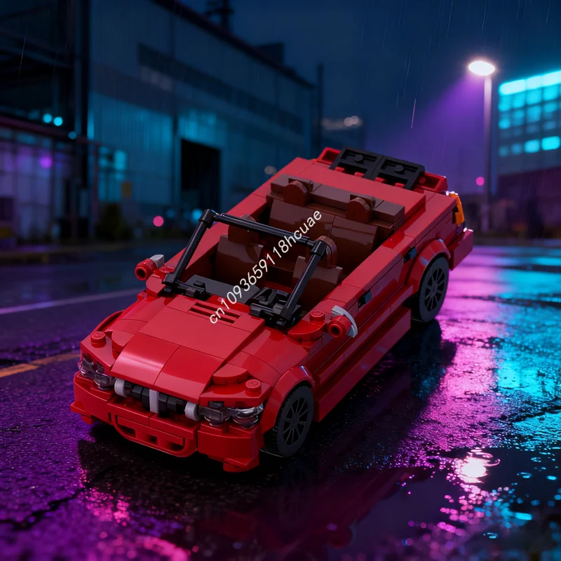 

365pcs MOC BMWedd Red City Champions Supercar Model Building Blocks Toys Christmas Gifts DIY Creative Idea Education Kids