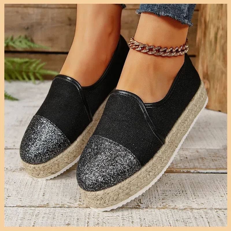 Women Canvas Shoes Summer Platform Sneakers Luxury Designer Shoes Women Causal Outdoor Walking Ladies Shoes Zapatos De Mujer