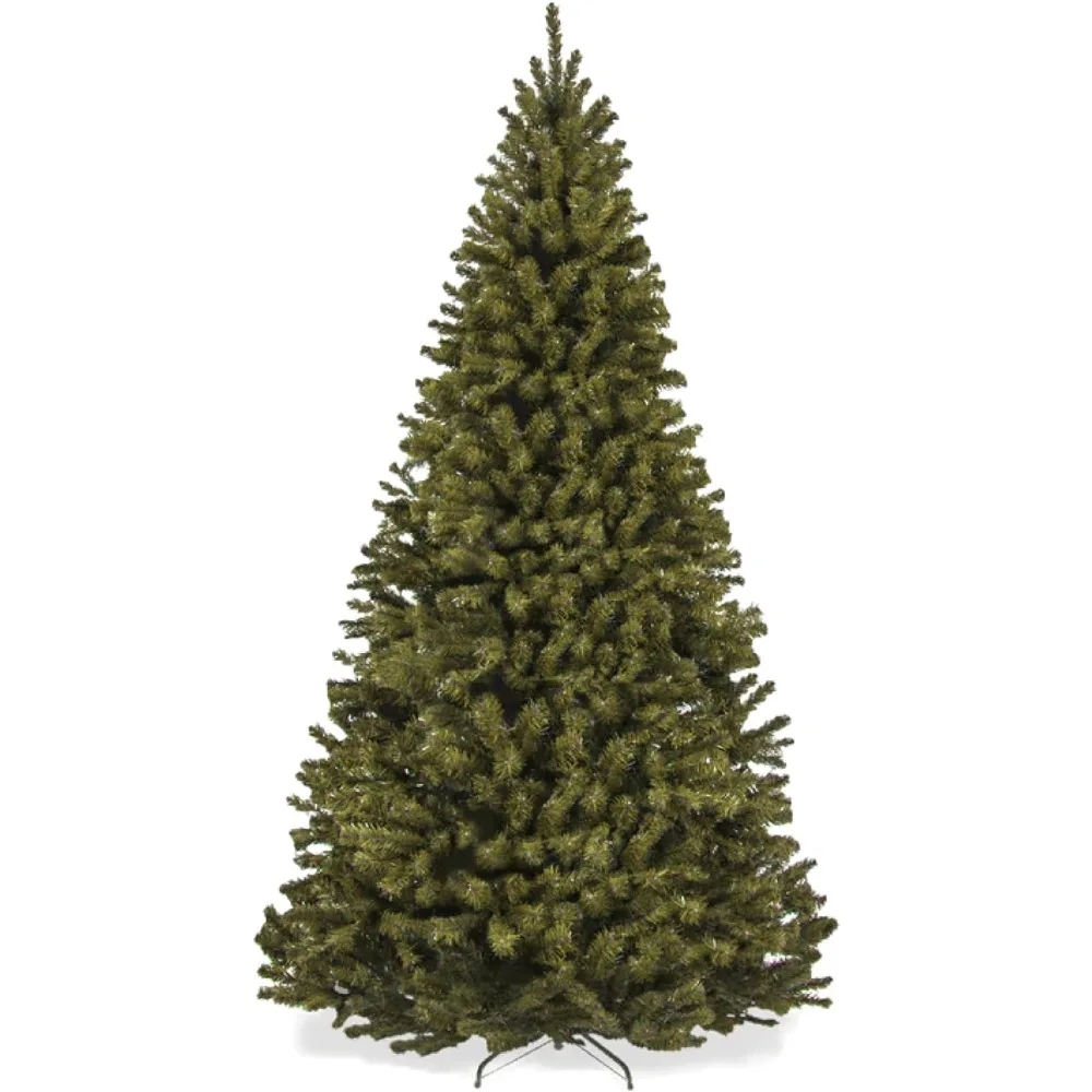 

Premium 7.5ft Unlit Realistic Spruce Christmas Tree with Dense Branches for Holiday Décor, Easy Assembly