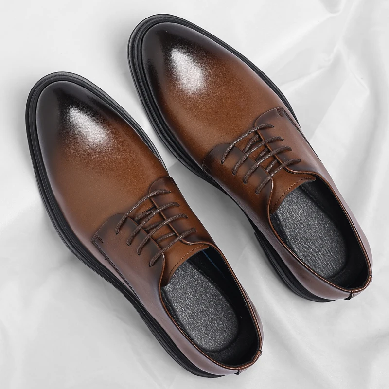 Hollow Out Elevator Shoes Men Dress Shoes 3/6/8 Cm Formal Shoes  Spring/summer Classic Business Luxury Men Oxfords Lift Suit Shoe -  AliExpress 322