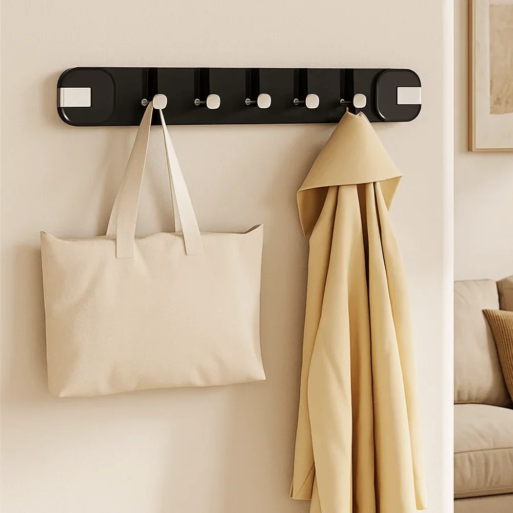 Suction Cup Bathroom Storage Hook Waterproof Wall Mounted Door Back Clothes Hook  Moisture-proof Key Hook Rack
