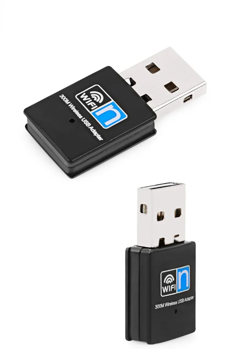 WiFi Adapter 300Mbps 5Ghz&2.4GHz Dual-Band USB  for PC Desktop Laptop Wifi Antenna  Ethernet Receiver Network Card