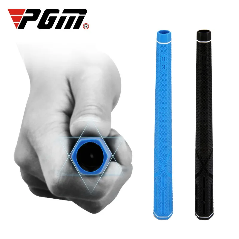 PGM-Ultra Long Hexagonal Rubber Club Putter Grip, Non-Slip Push Pole, Outdoor Practice Grip SB004