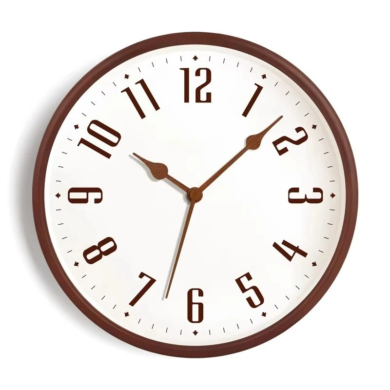 Creative Medieval Style Silent Wall Clock, Modern Simple Hanging Clock, Home Decoration for Living Room & Office