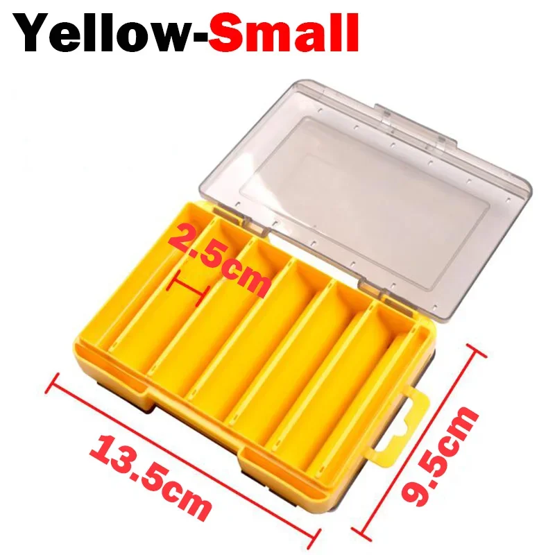 OUTKIT Double Sided Fishing Tackle Box 12/14 Compartment Lure Hook Fishing Bait Lure Hook Storage Box Storage Box Multi-function image 5
