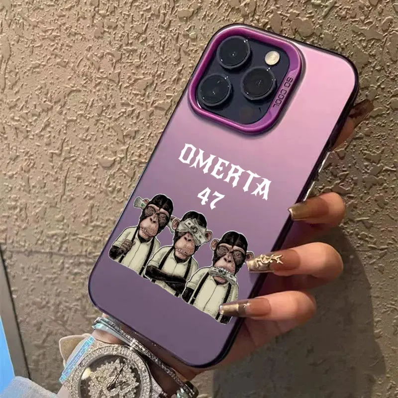 O-Omerta Maes Maschera LOGO Coque Per Apple iPhone 17 Air 16e 16 14 15 13 11 Pro Max 16 Plus 12 17 Pro Custodia antiurto Copertura del telefono