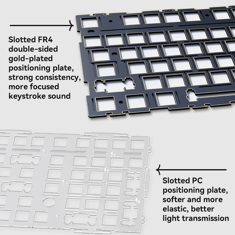 Imagem -04 - Teclado Mecânico Personalizado Modo 98 com Estrutura de Junta Hot Plug Jogo Rgb Teclado do Escritório pc Acessórios Ajazz-ak980