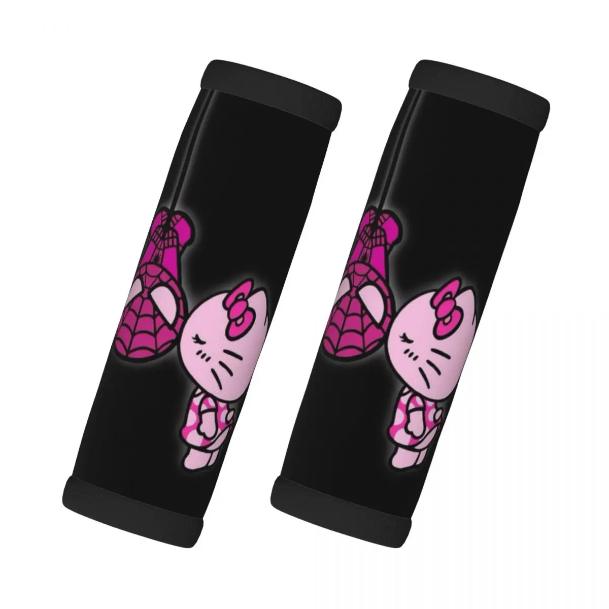 

Custom Hello Kitty Cat 2 Pcs Luggage Handle Wrap Soft Grip Handle Cover Comfortable Anime Neoprene Suitcase Identifier Travel