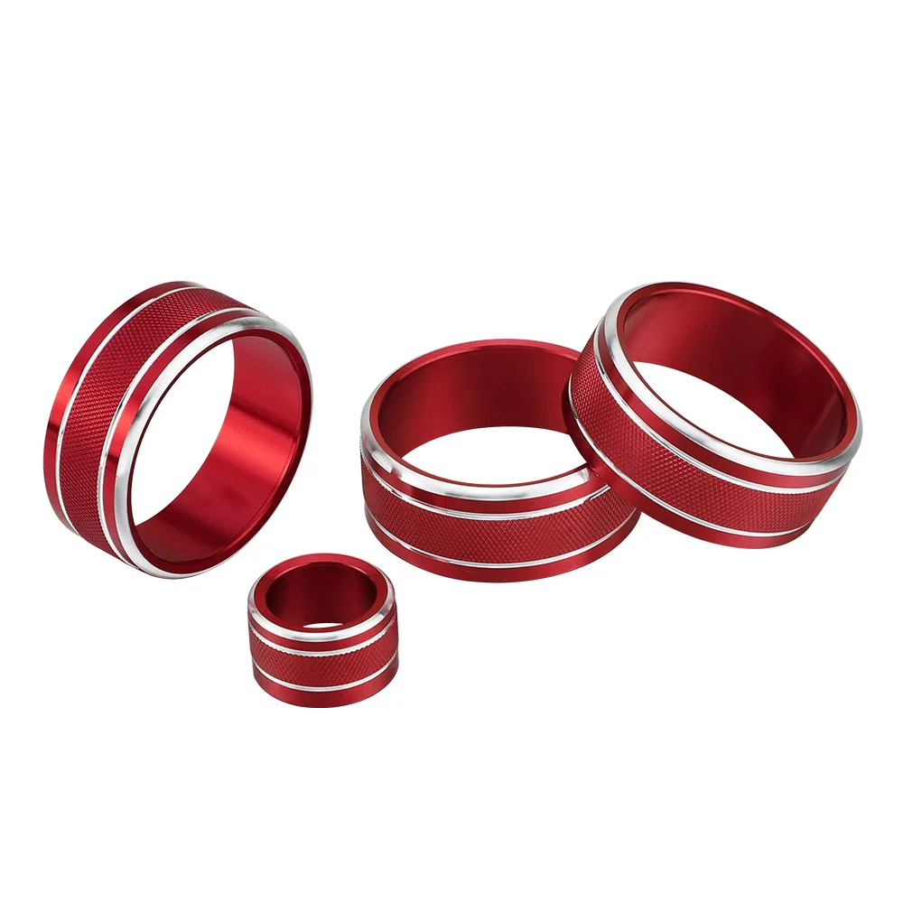 LECART لهوندا CR-V اكسسوارات 2023 2024 سيفيك 11th Gen 2022 20223 2024 درجة حرارة الهواء التيار المتناوب حجم VOL غطاء المقبض الألومنيوم جميع