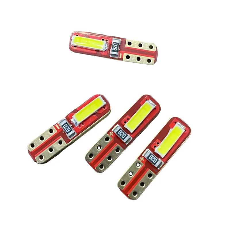 

Светодиодная лампа T5 для приборной панели, 7020 2SMD, 12В, для приборной панели автомобиля, индикаторов центральной консоли, подключи и работай.