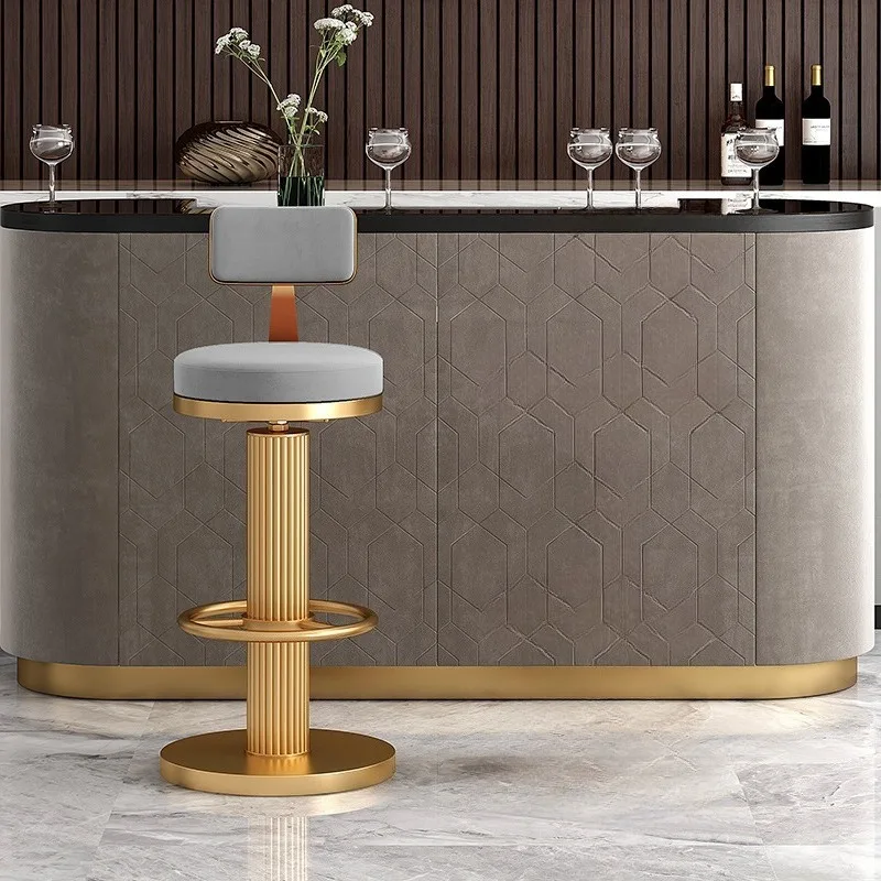 

light luxury bar chair height adjustable modern minimalist bar stool comfortable swivel chaises de bar haute interior furniture