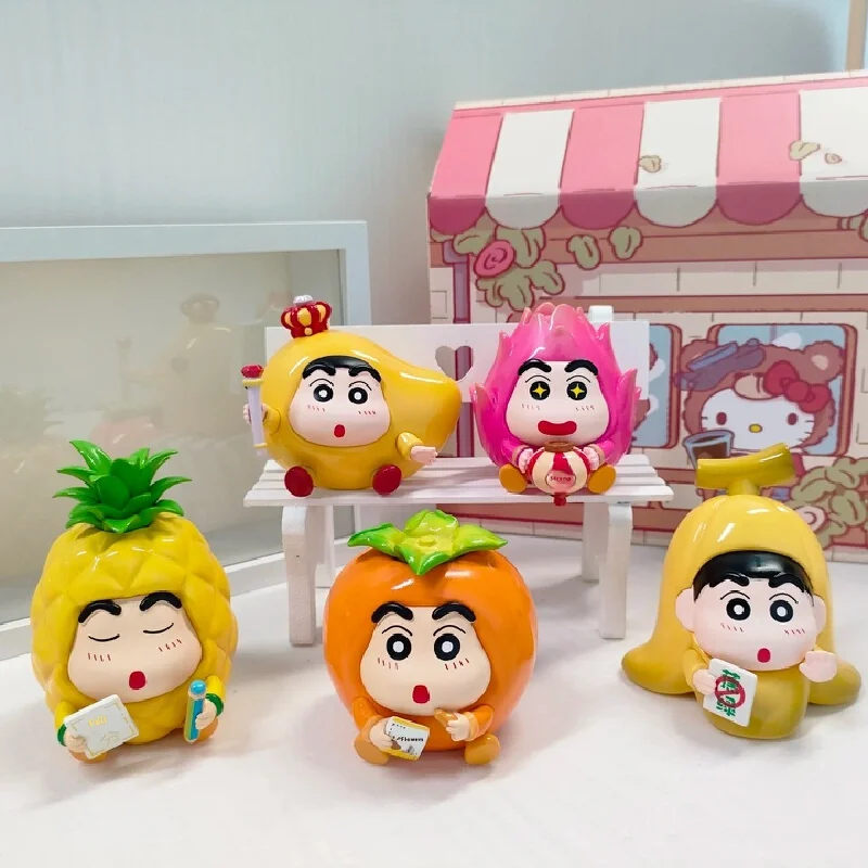 샤오신 블라인드 박스 8종 과일 시리즈 피규어 인형 귀여운 피규어 생일 선물 소녀들 책상 장식