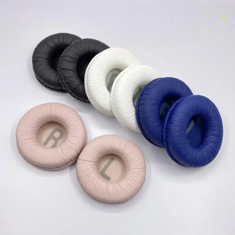 Protain-almohadillas espuma cuero para auriculares Tune600BT T660NC T510BT T500BT T450BT, almohadillas para los oídos,