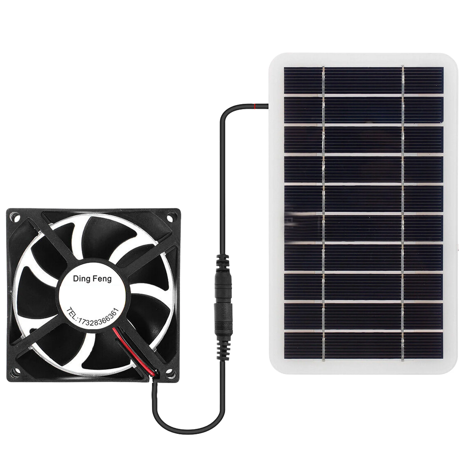 Solar Panel Powered Fan Ventilator 30w Exhaust Fan Outdoor Ventilation Equipment For Greenhouse Motorhome House Chicken House