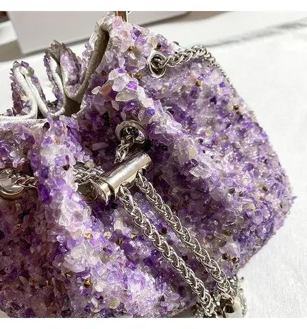 6 best sales lila aftonväska - №5