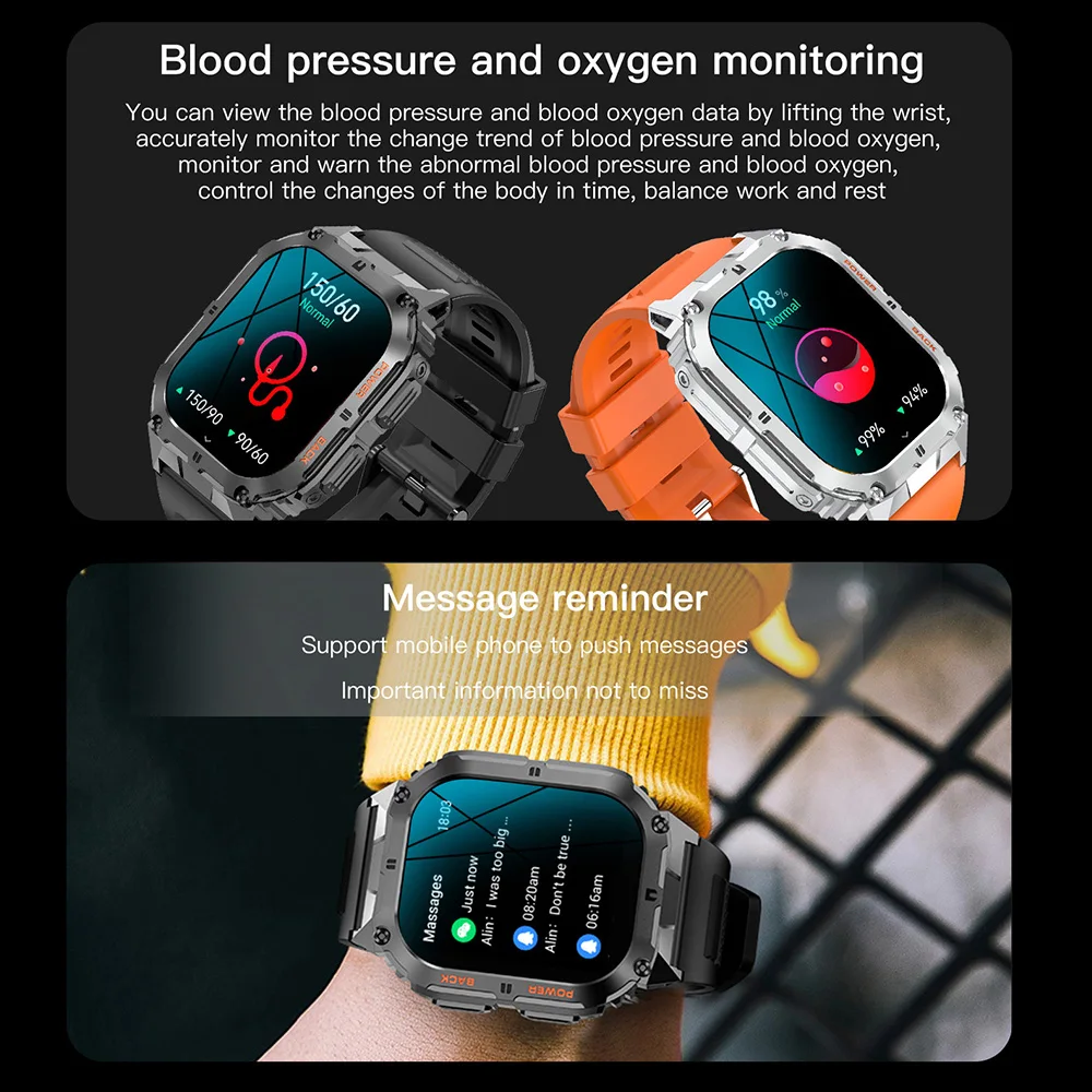 K61 Pro ساعة ذكية للرجال والنساء ساعات المعصم الإلكترونية Smartwatch ساعة اليد الرقمية ساعة GPS المقتفي البوصلة سوار اللياقة البدنية