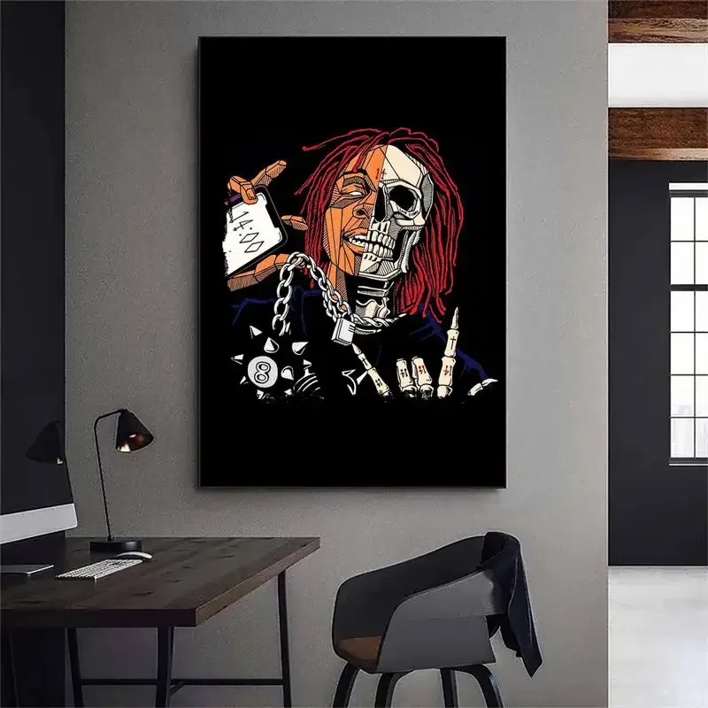 trippie Rapper Singer redd POSTER Poster Prints Wall Pictures Living Room Home Decoration Small