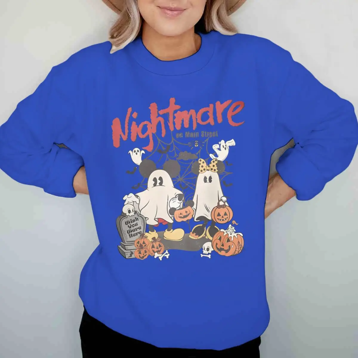 2025 موضة جديدة لخريف/شتاء ديزني بأكمام طويلة مع قلنسوة على طراز أكاديمية الشارع للهالوين فضفاضة مناسبة للجنسين ريترو راقية