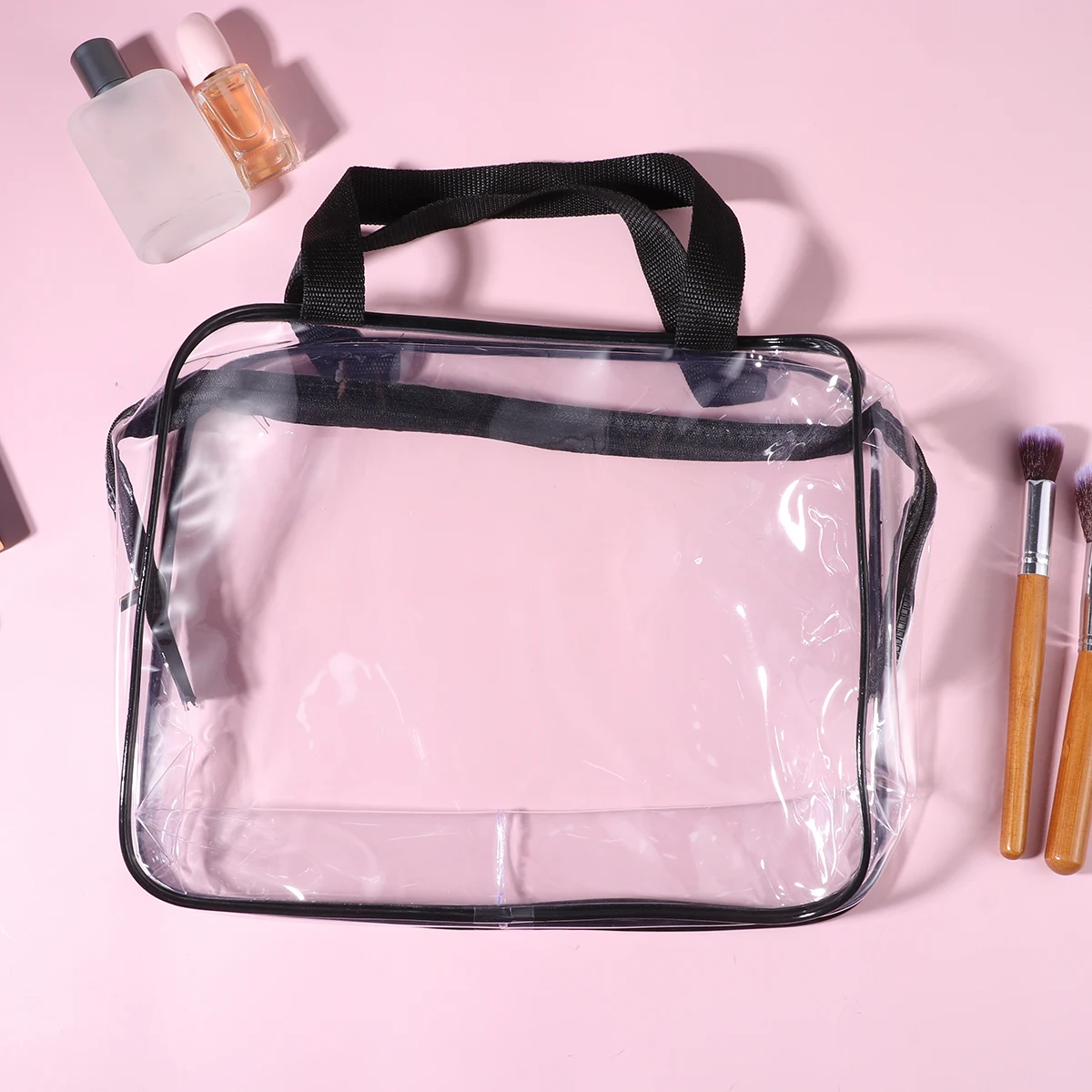 

3PCS Waterproof Toiletry Bag Large Capacity Durable Smooth Zipper Ideal Travel Camping Hiking Storage Cosmetics Jewelry Passport