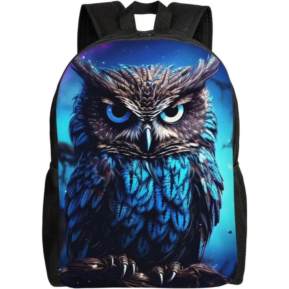 

Blue Owl Laptop Backpack For Women Men College Backpack Work Business Computer Bag Lightweight Bookbag Teacher Nurse Bags Casual