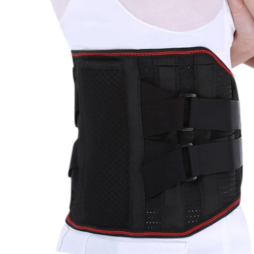 

Breathable Back Brace Support Belt Elastic Comfortable Waist Lumbar Support Posture Corrector Adjustable Support Belt Sports