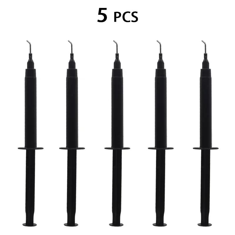 5 pcs Clinic Gum Barrier Gutta Dam Protection Gel Gum Protection Pen Replacement Pen of Professional Teeth Whitening Gum