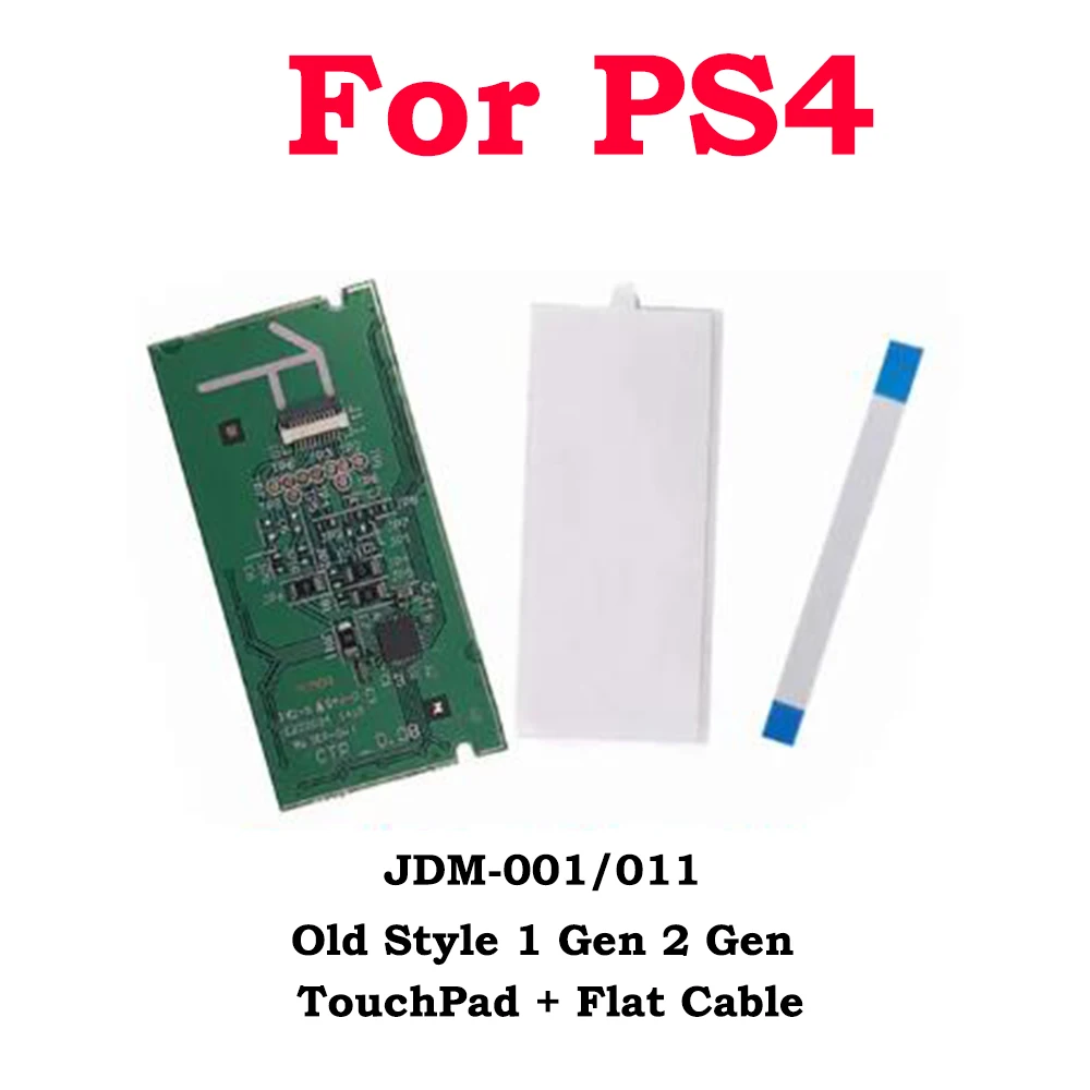 Joystick Controller ทัชแพดสําหรับ PS4 Slim Pro 4.0 5.0 CUH-1000/1100 JDM-030 JDS-040 Gamepad Touch Pad W/Flex Cable