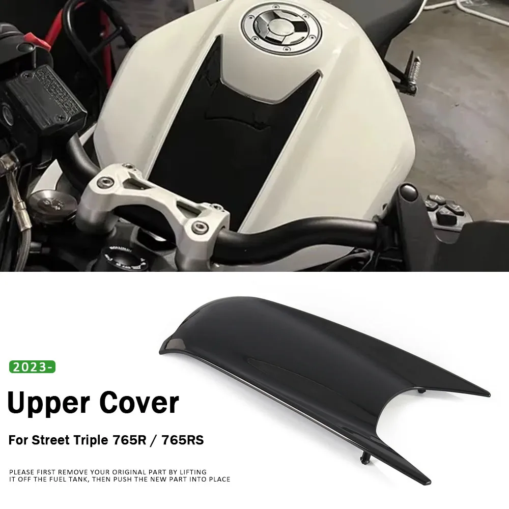 

Motorcycle Fuel Tank Air Box Front Upper Cover Fairing Cowl For Street Triple 765 R RS 765R 765RS Moto2 2023 2024 Accessories
