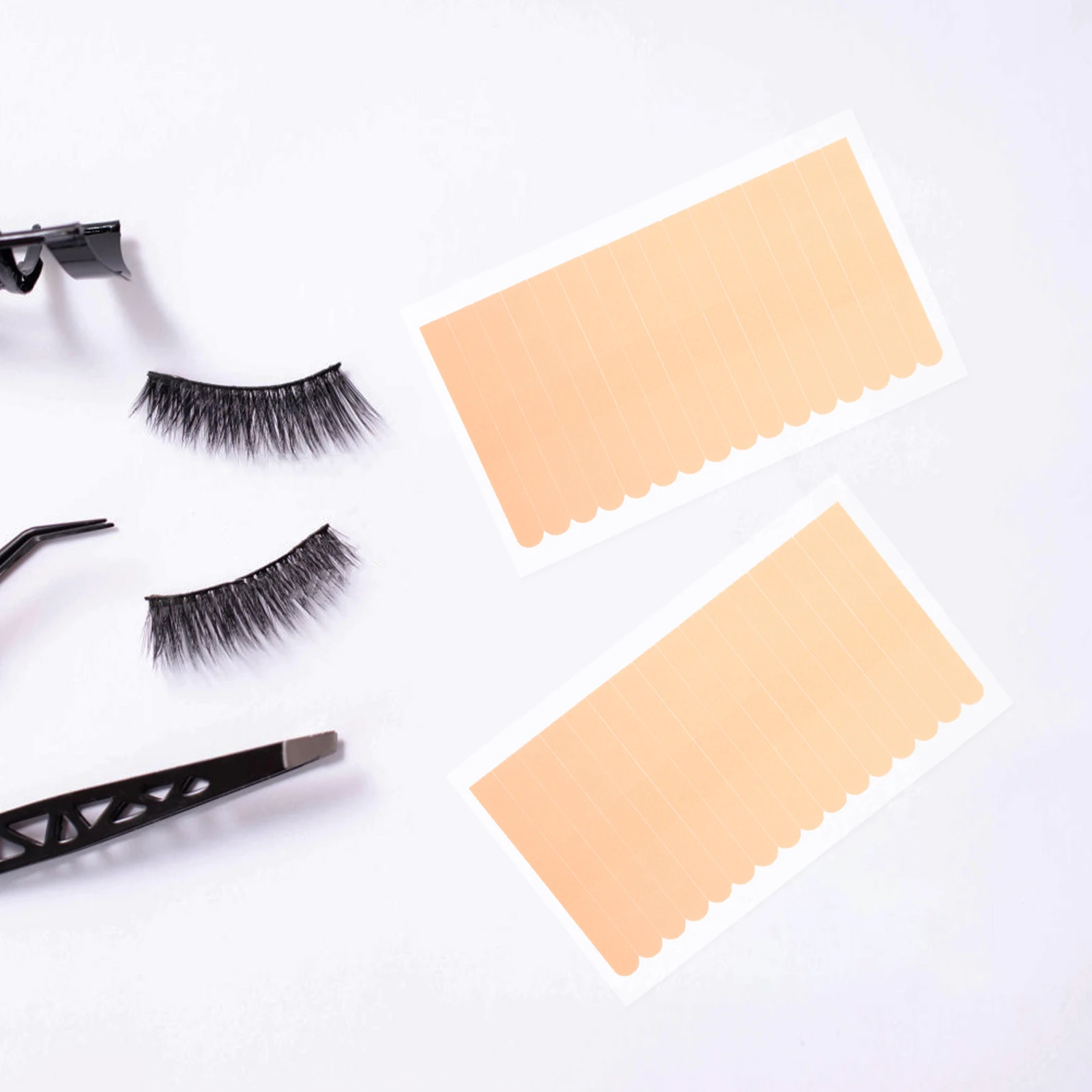 

10 Sheets Eyelash Extension Tape Fine Process Easy to Tear Pre-Cut for Lash Grafting and Eyelid Lifting Breathable Eyelash Tapes