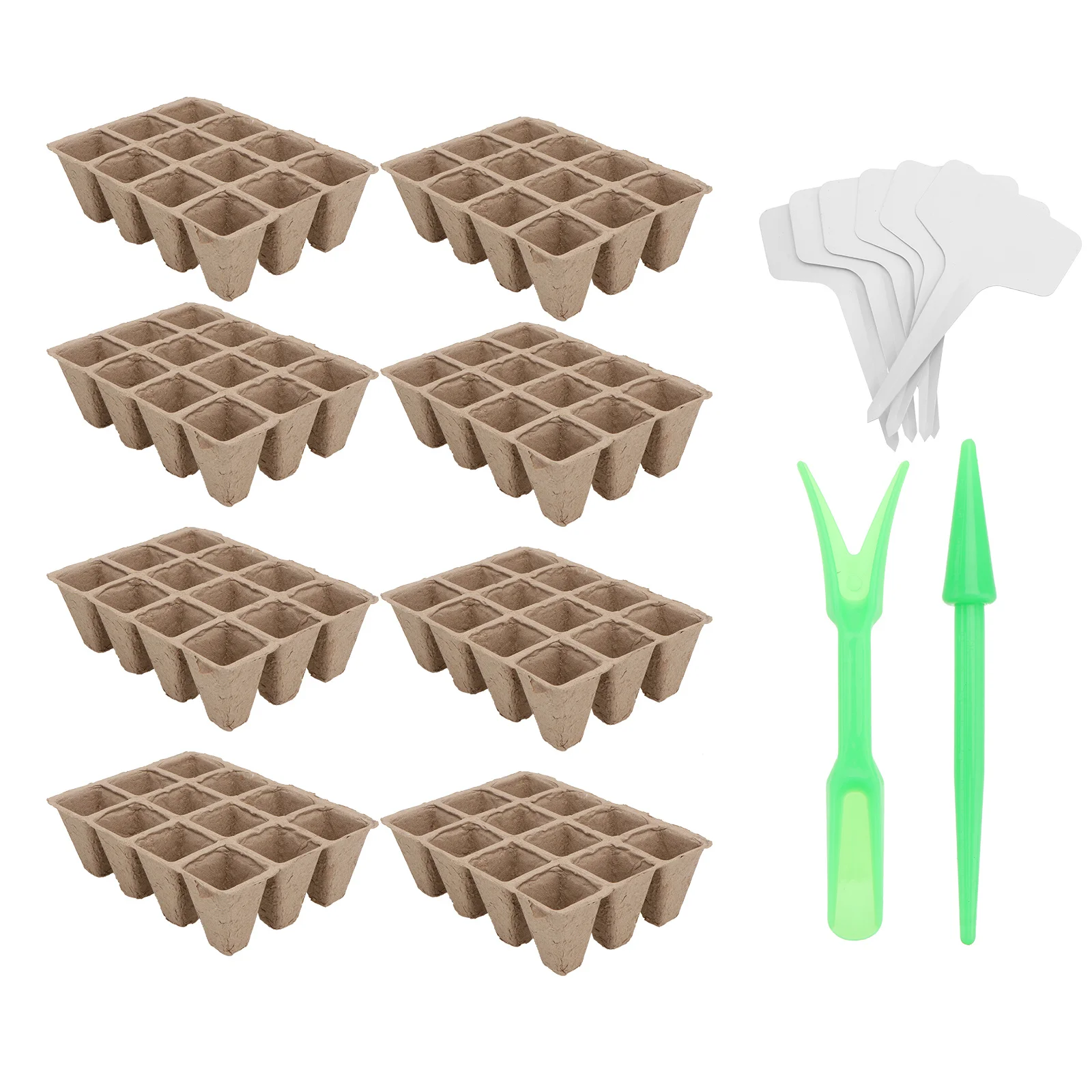 

1set 1Set Pulp Seedling Pots Biodegradable Planting Cups Garden Vegetables Flowers 360° Breathable Nursery Containers Gardening