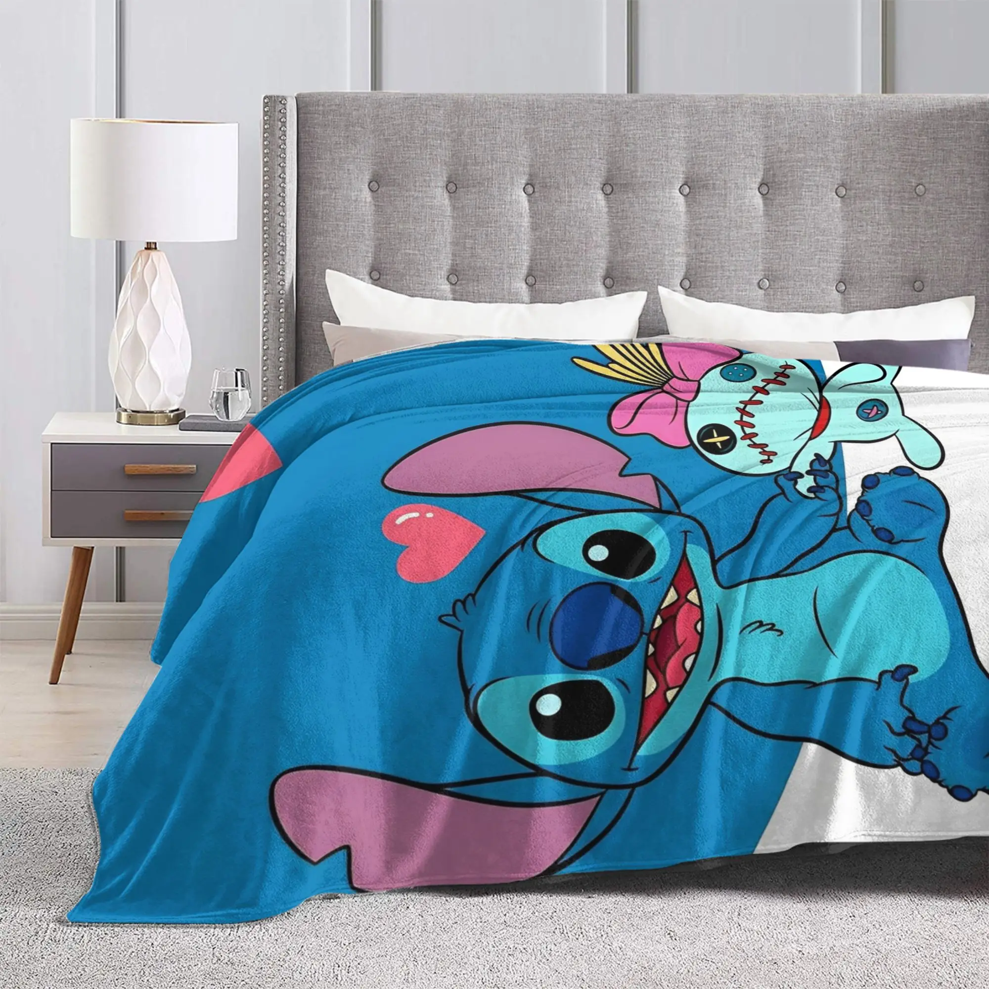 سوبر الدافئة بطانية الطفل التخييم لطيف غرز رمي بطانية الفانيلا المفرش للمنزل ديكور غطاء سرير أريكة مريحة