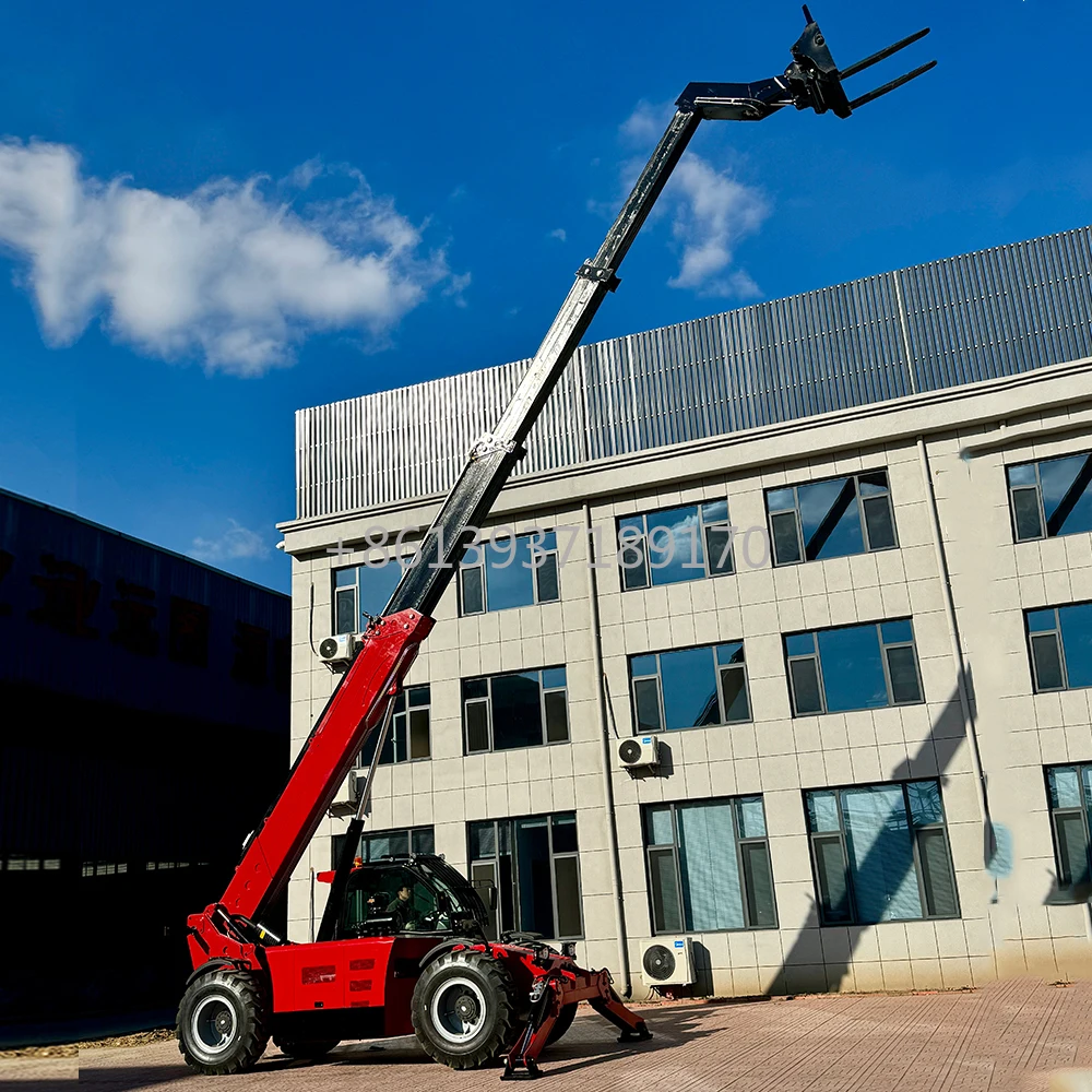 CE EPA Telescopic Forklift Telehandler Diesel Forklift 3t 4t 5t 4wd Rough Terrainvariable Reach Truck Forklift for Sale