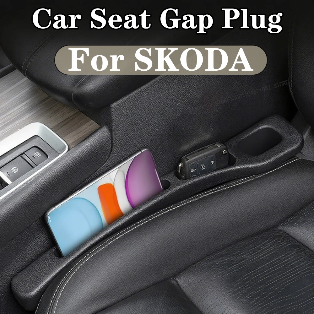 

Car Seat Gap Plug Strip Leak-Organizer Proof Strip Filler For Skoda Fabia Scala Octavia Superb Kamiq Karoq Enyaq iV Accessories