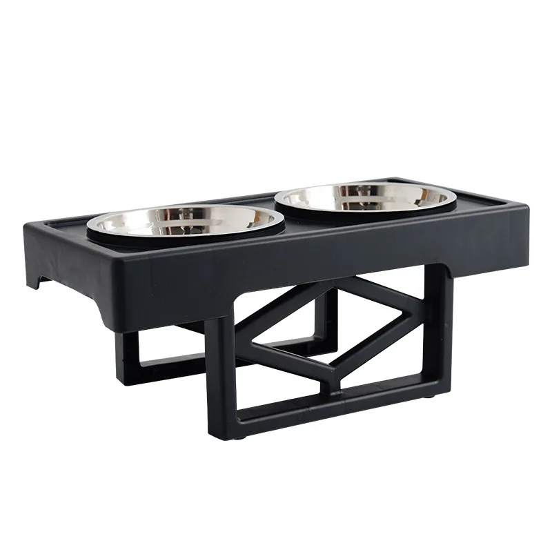 

Новая подъемная миска для домашних животных, двойная миска для кошек, нескользящая миска для собак, складная кормушка для кормления, миска для корма для собак из нержавеющей стали