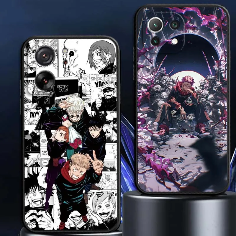 

Hot J-Jujutsu K-Kaisen Pattern For Xiaomi Mi 15 14 13 13T 12 12T 12S 11 11i 11T Pro Ultra Lite 5G Black Soft Cover
