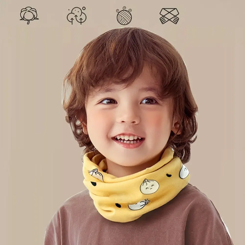 

Bib Baby Thermal Neck Warmer Windproof Coldproof Thickened Boys Girls Scarf Neckerchief Snap Fastener Snood Cowl Tube