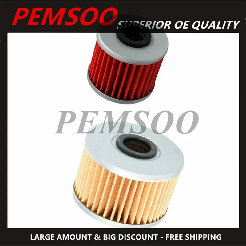 2PCS Oil Filter For Honda Pioneer SXS1000 Side By Side SXS1000M3 3 Seat SXS1000M5 Pioneer Replace 15412-MGS-D21 15412-HP7-A01