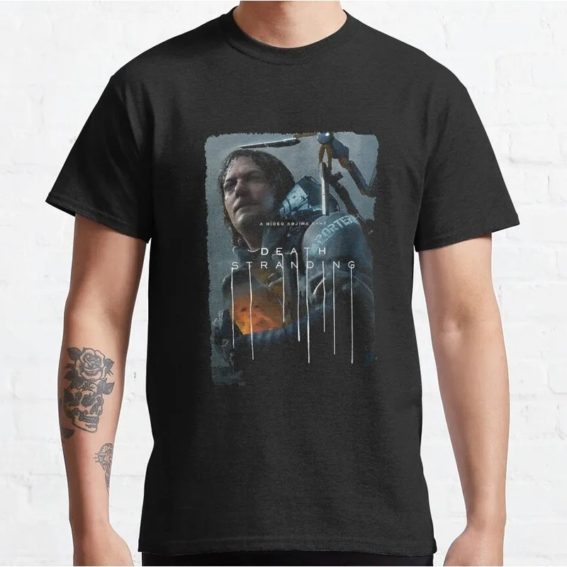Death Stranding Play Game Merch T‑Shirt Gamer Fan Gift Unisex Cotton Short Sleeve Graphic Print Streetwear Tops S-6XL